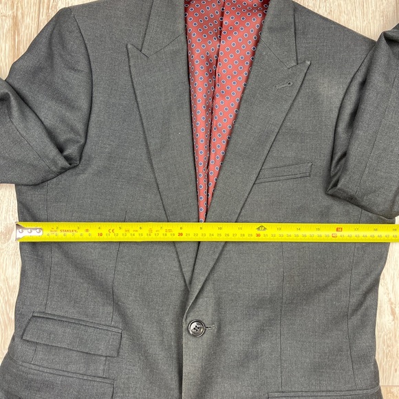 Harry Brown London grey sport coat/blazer US38 - Picture 6 of 7
